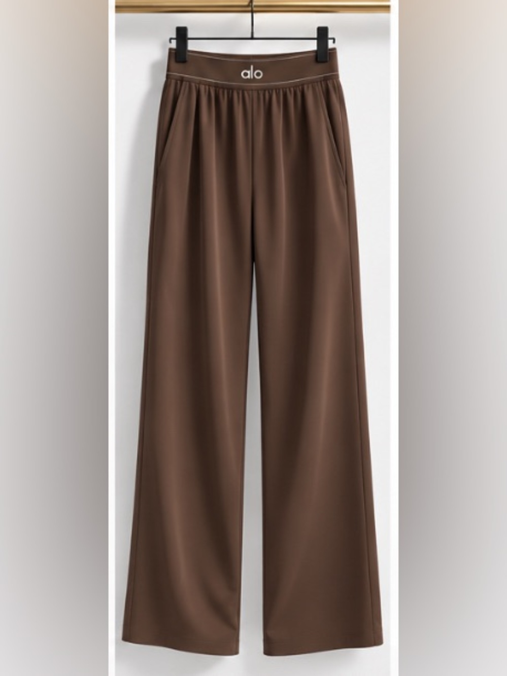 Brown Alo Suit Up Trouser (Regular)